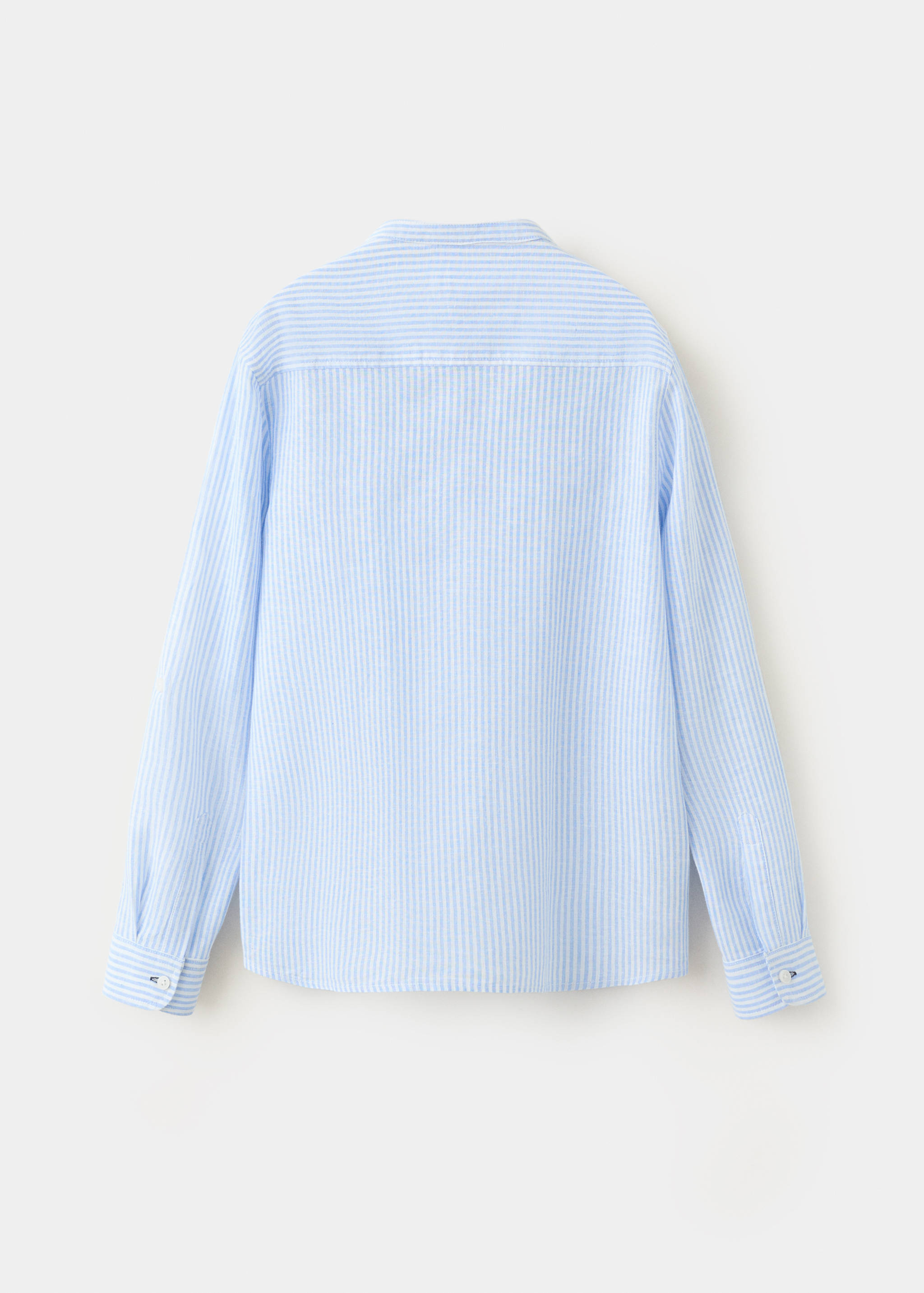 Striped linen-blend shirt - Reverse of the article