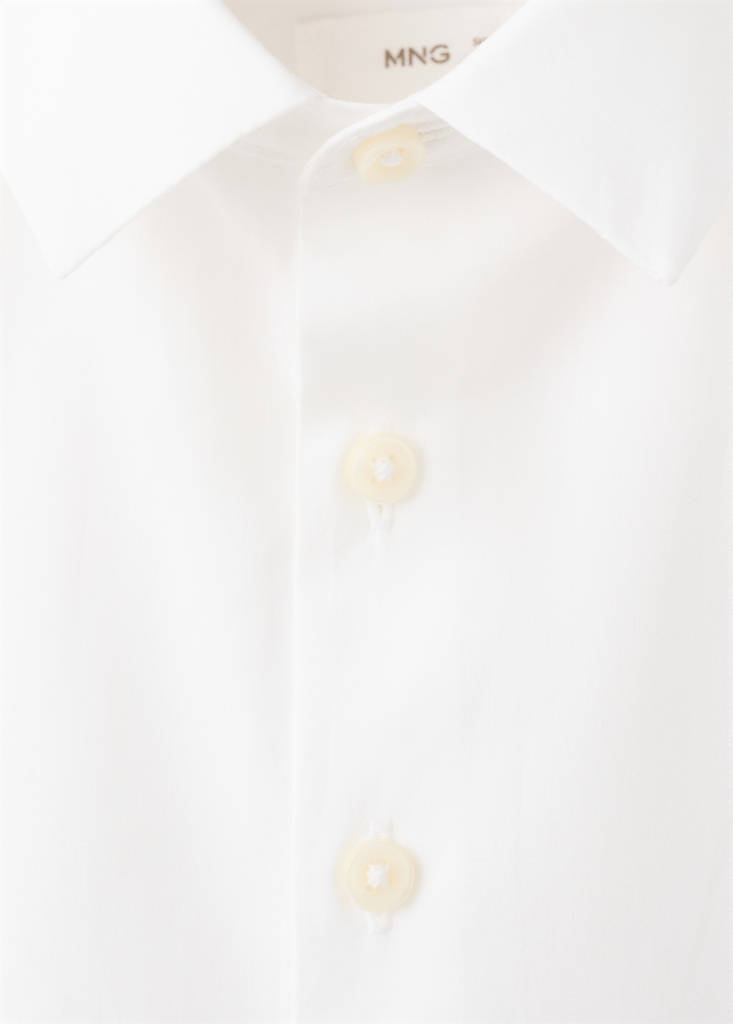 Oxford cotton shirt — White