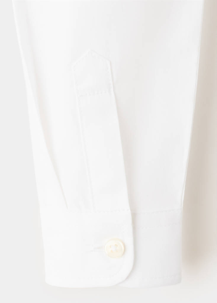 Oxford cotton shirt — White