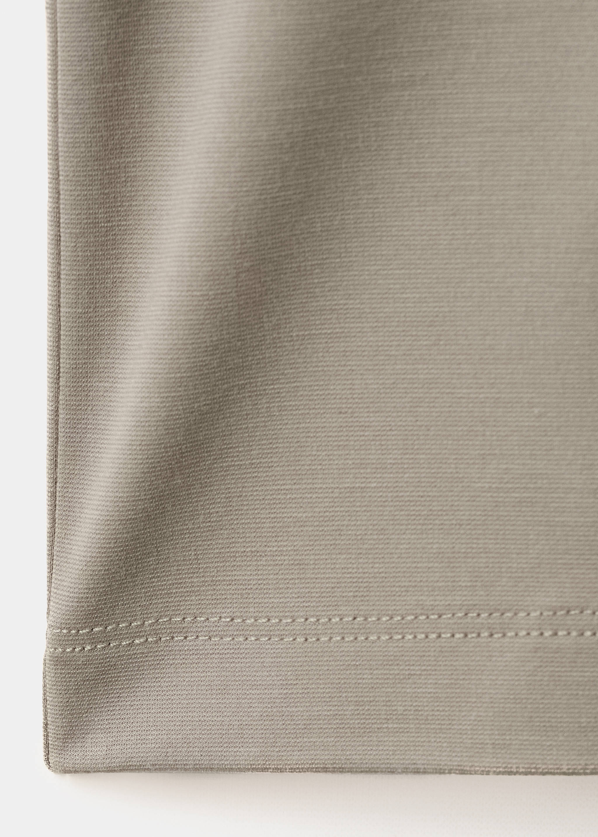Plain cotton polo shirt - Details of the article 0
