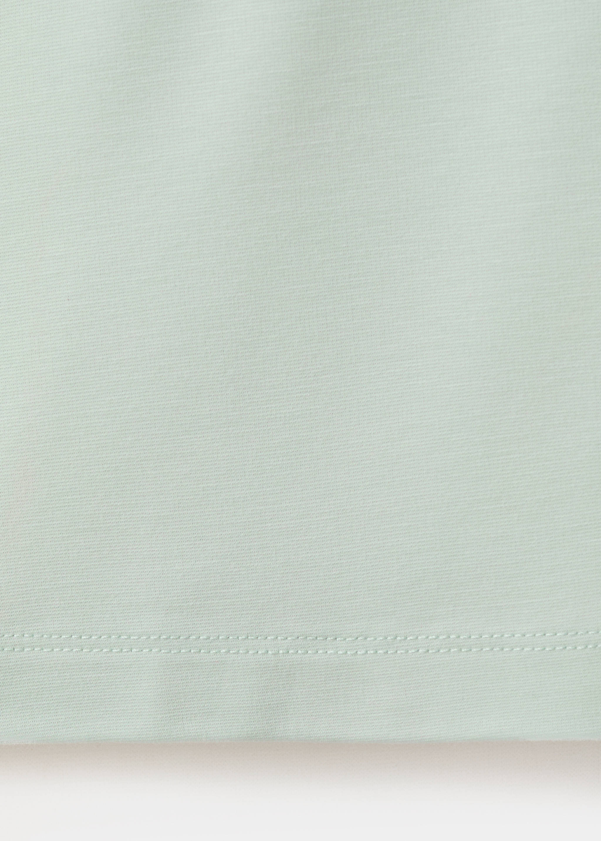 Plain cotton polo shirt - Details of the article 0