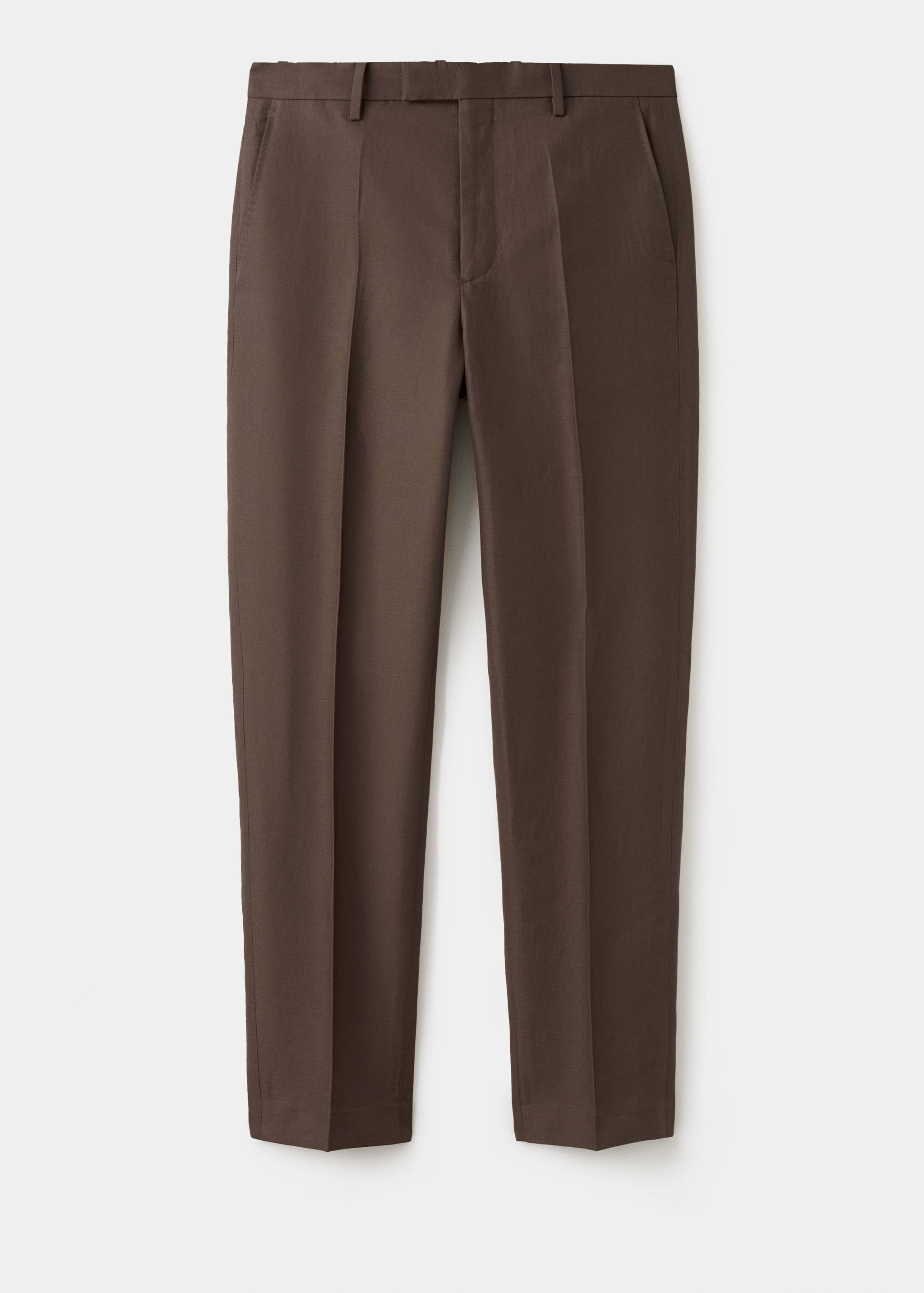 Linen-lyocell blend suit trousers - Article without model