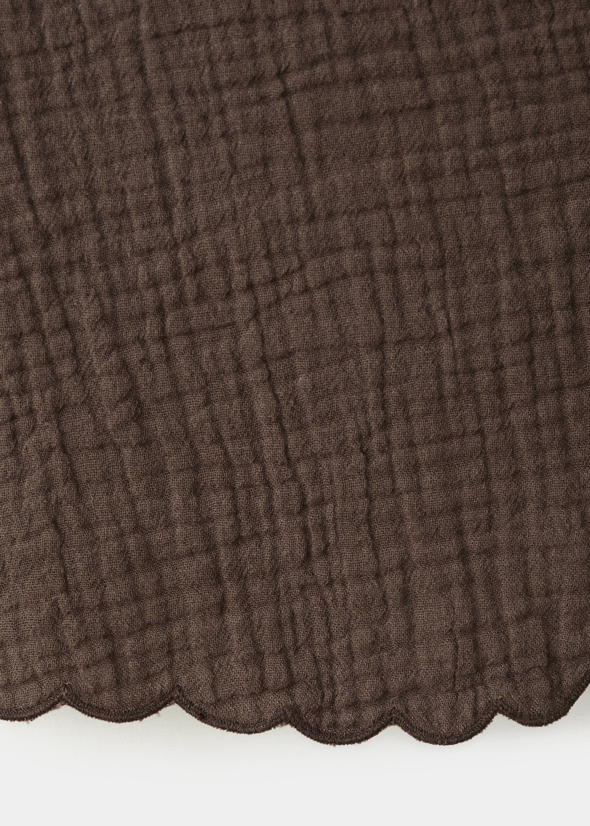 Double gauze top with ties - Details of the article 0