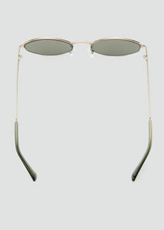 Metallic frame sunglasses — Gold 3