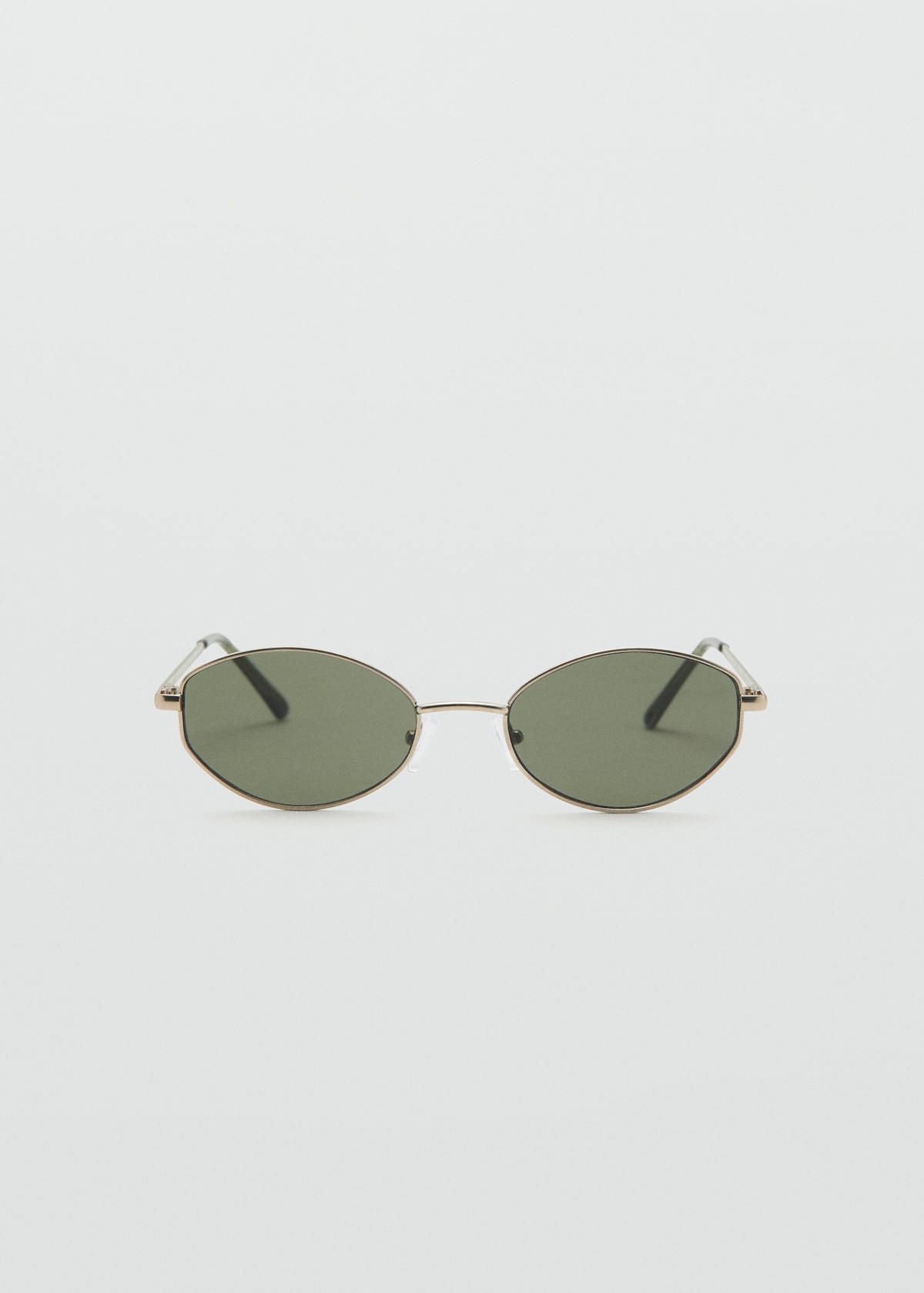 Metallic frame sunglasses — Gold