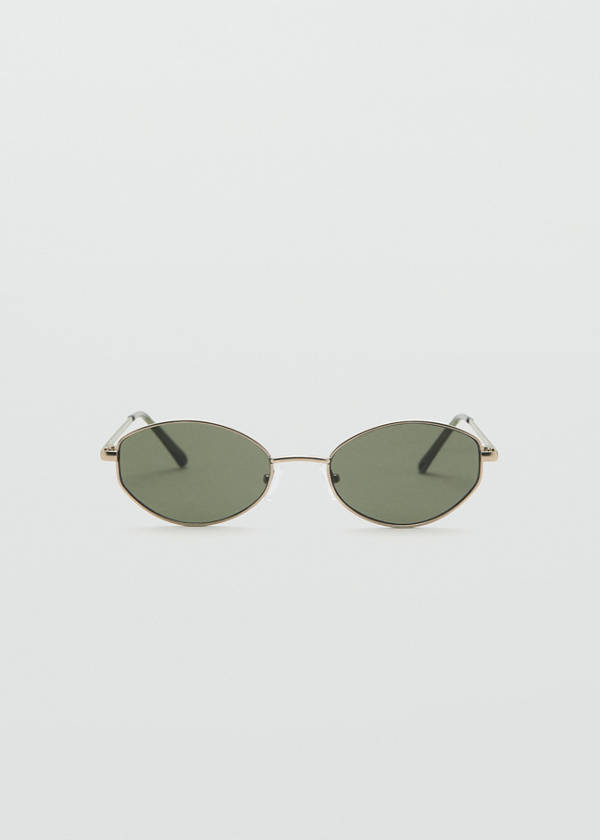 Metallic frame sunglasses — Gold