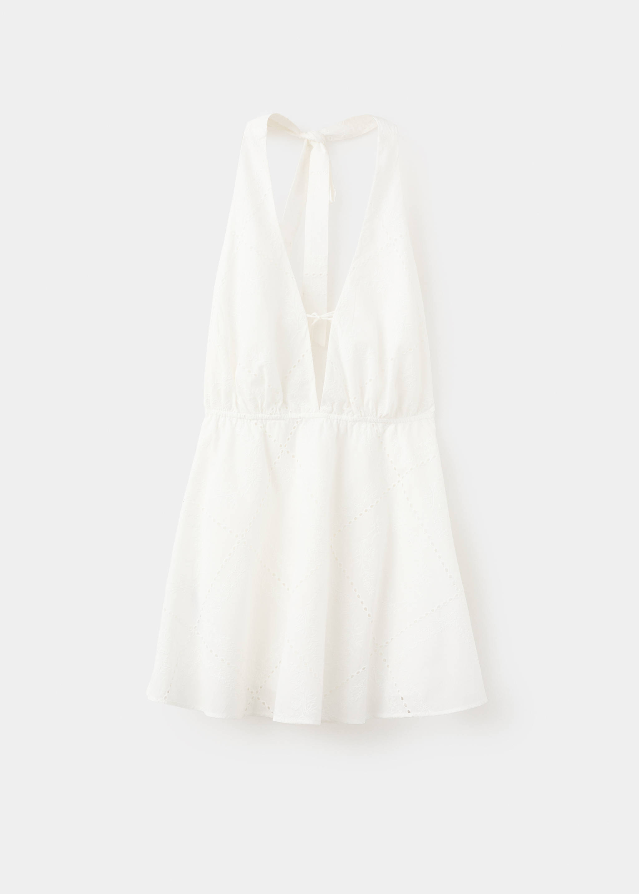 Vestido evasé bordados calados - Artículo sin modelo