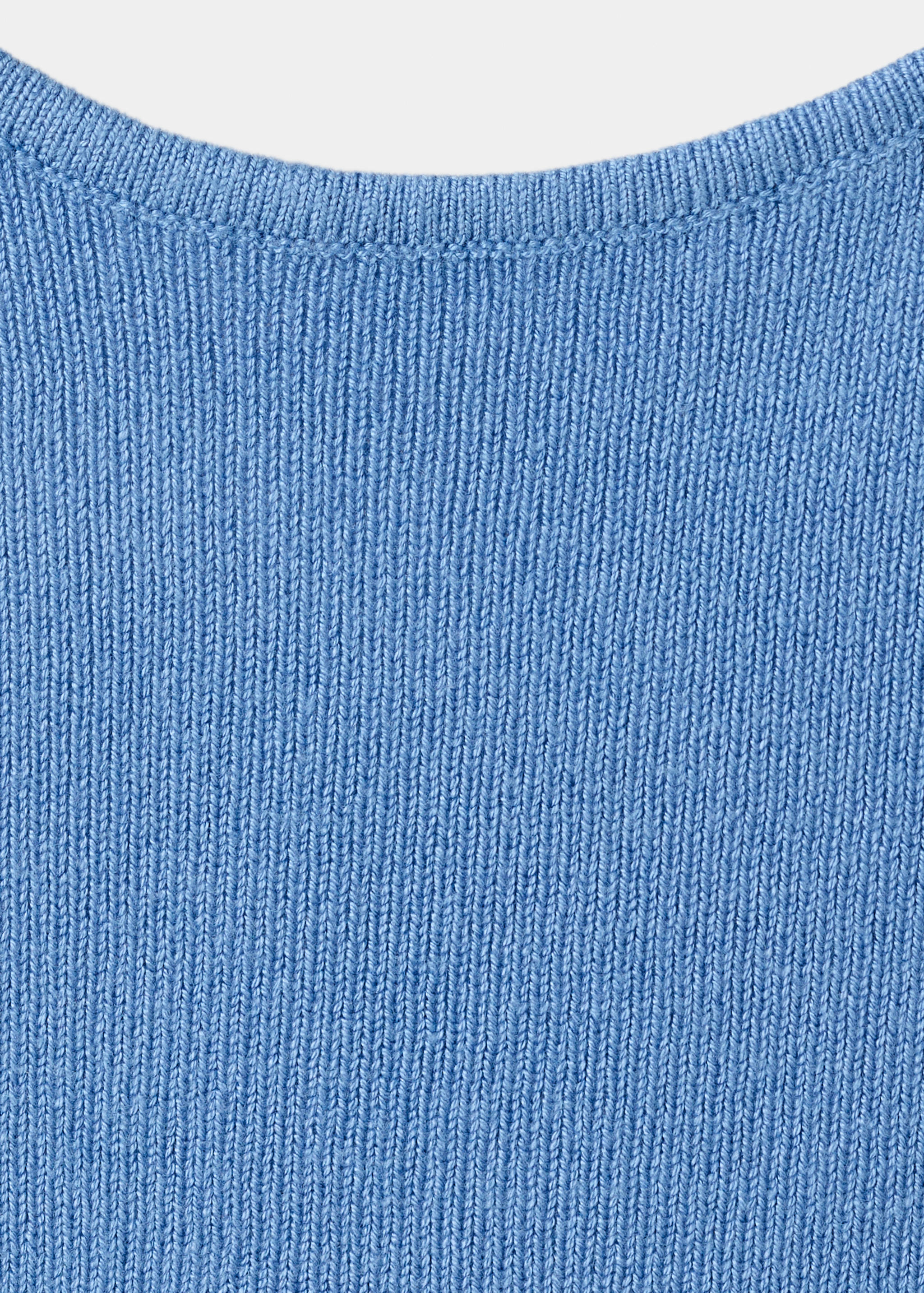 Open back knitted top - Details of the article 0