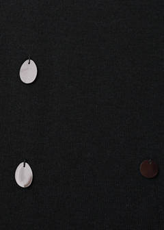 Short-sleeve sequin top — Black 7