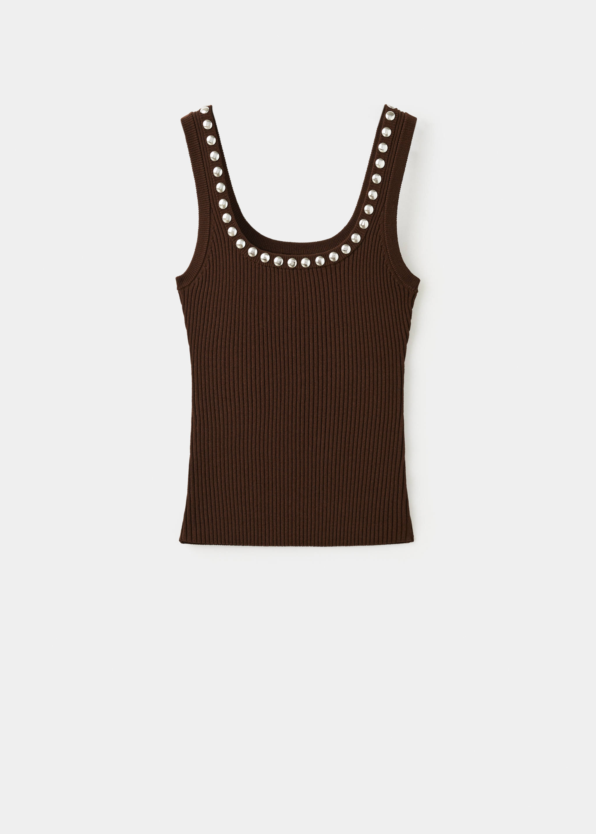 Ribbed top with studs - Article without model