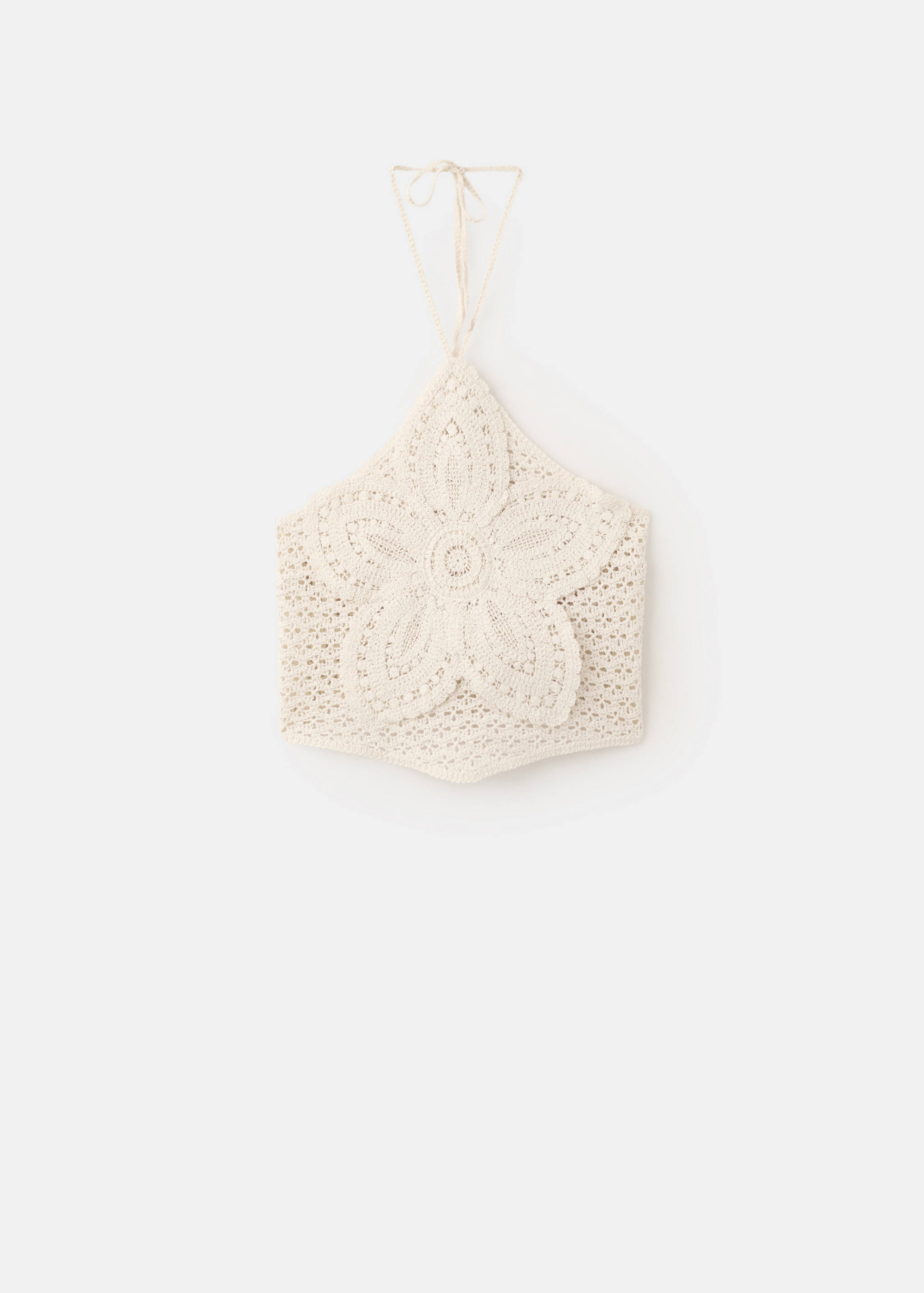 Crochet floral top - Article without model