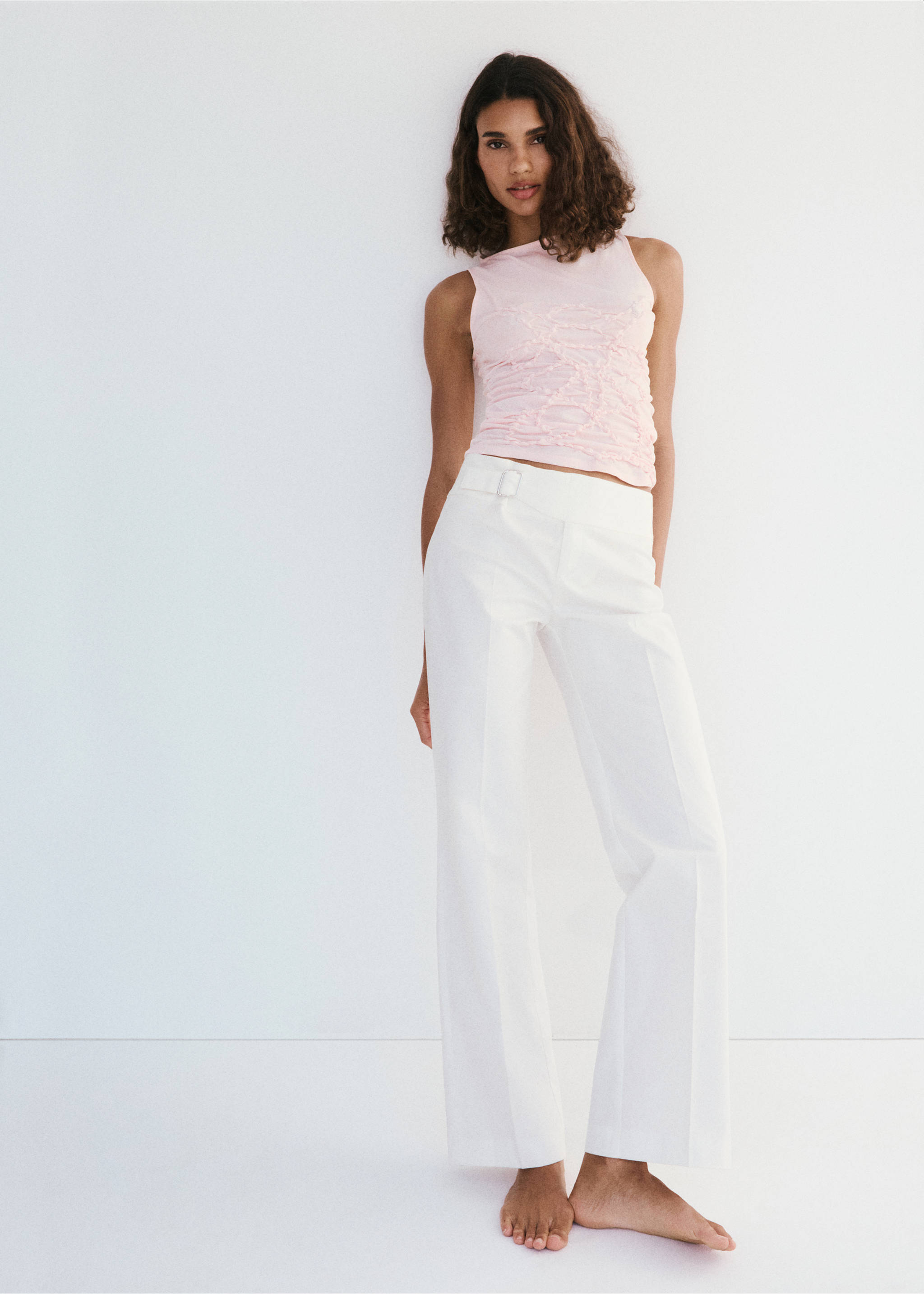 Ruched tops - General plane, Pastel Pink. Ref: 37021387-00.