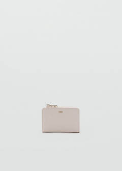 Small wallet with Saffiano effect — Ice Grey 1