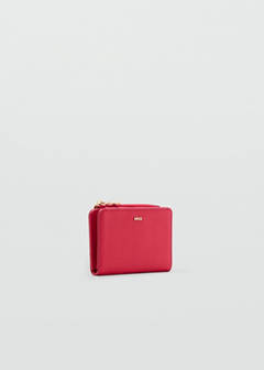Small wallet with Saffiano effect — Red 2