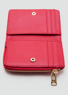 Small wallet with Saffiano effect — Red 3