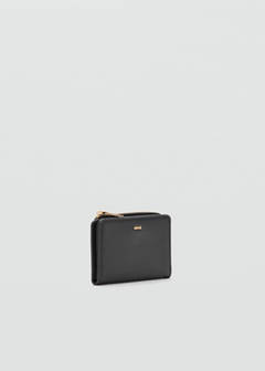 Small wallet with Saffiano effect — Black 2