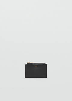 Small wallet with Saffiano effect — Black 1