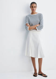 Knit striped sweater — Navy 2