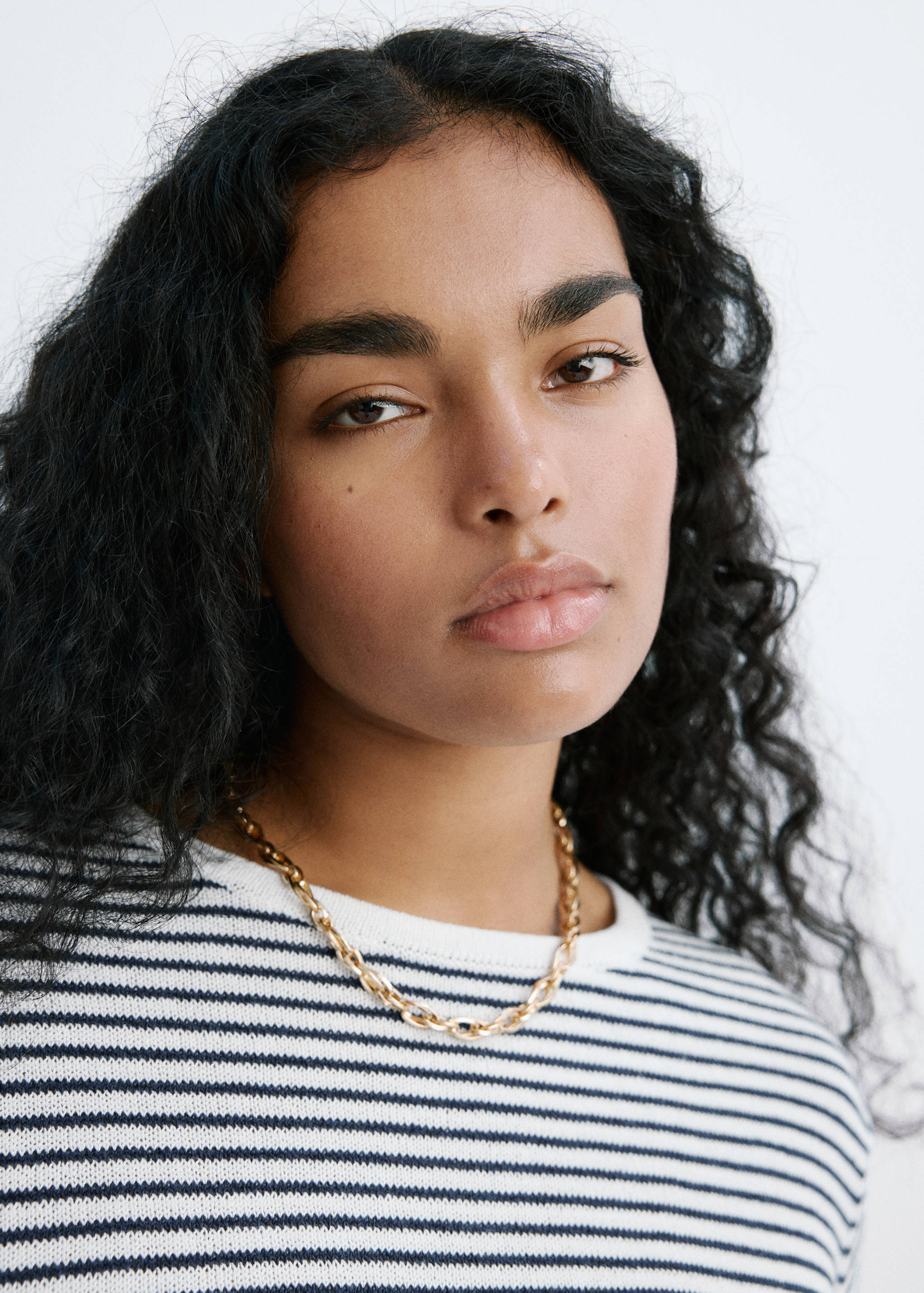 Knit striped sweater - Details of the article 4