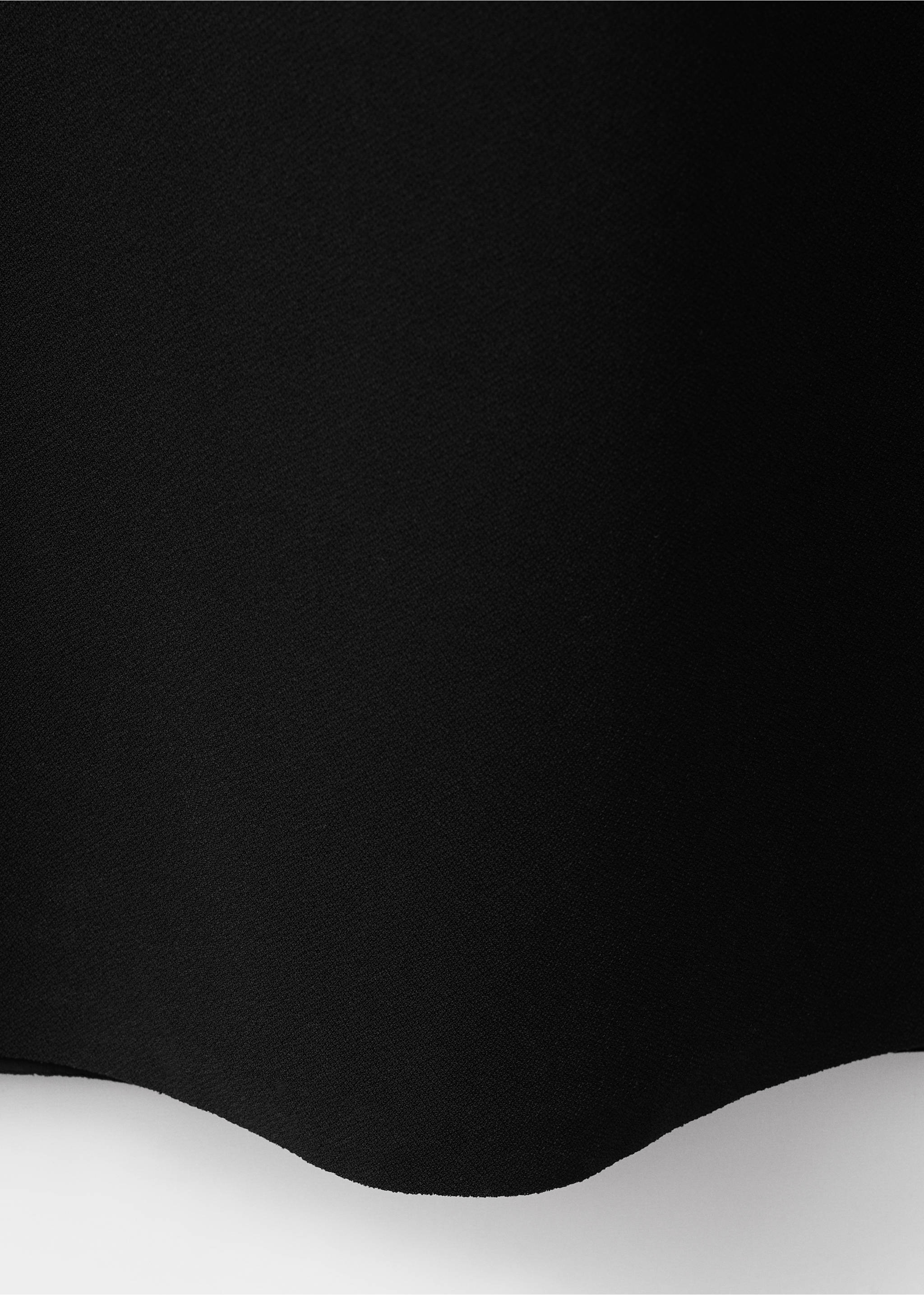 Fitted halter neck dress - Details of the article 0, Black. Ref: 37021393-00.