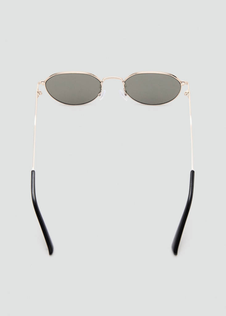 Round Metal Sunglasses — Gold