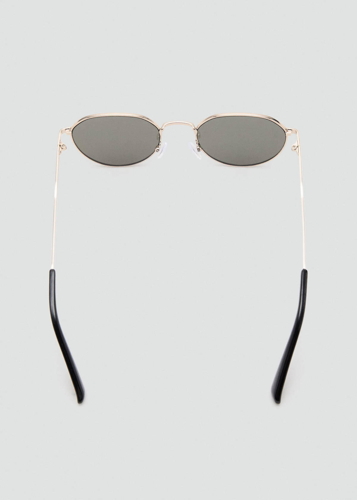 Round Metal Sunglasses — Gold
