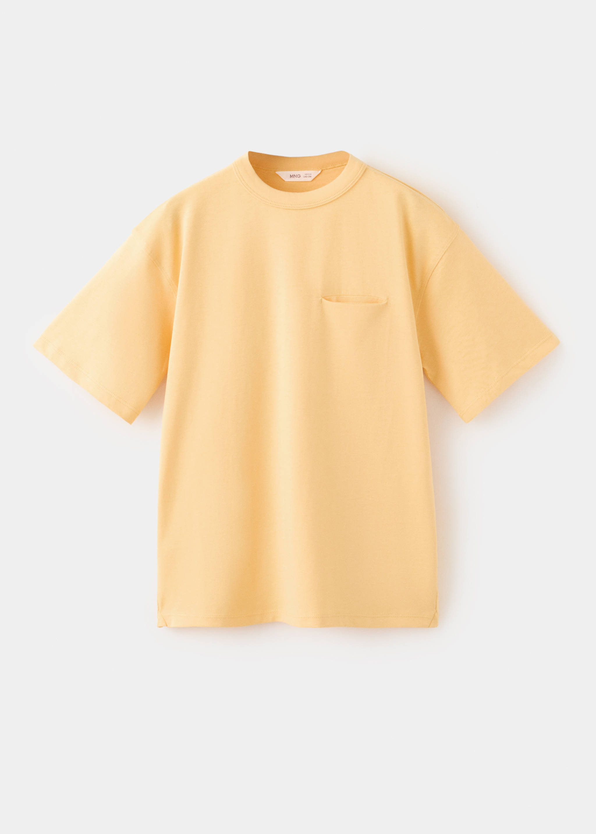 Cotton T-shirt with pocket detail - Article without model