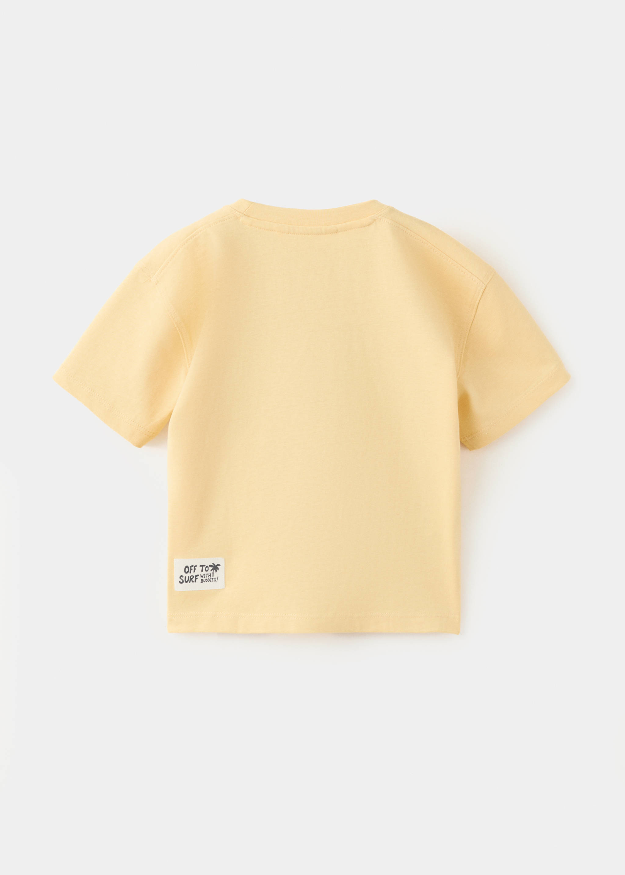 Printed cotton-blend t-shirt - Reverse of the article