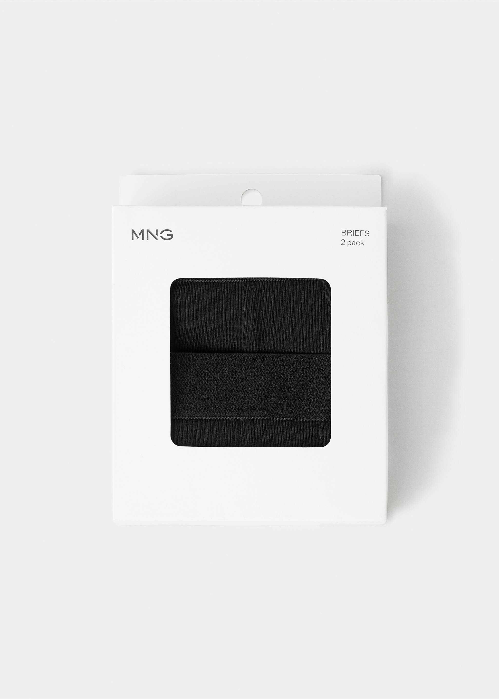 2 pack basic briefs - Article without model, Black. Ref: 37021404-00.