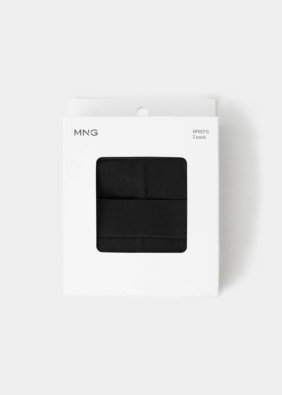 2 pack basic briefs — Black