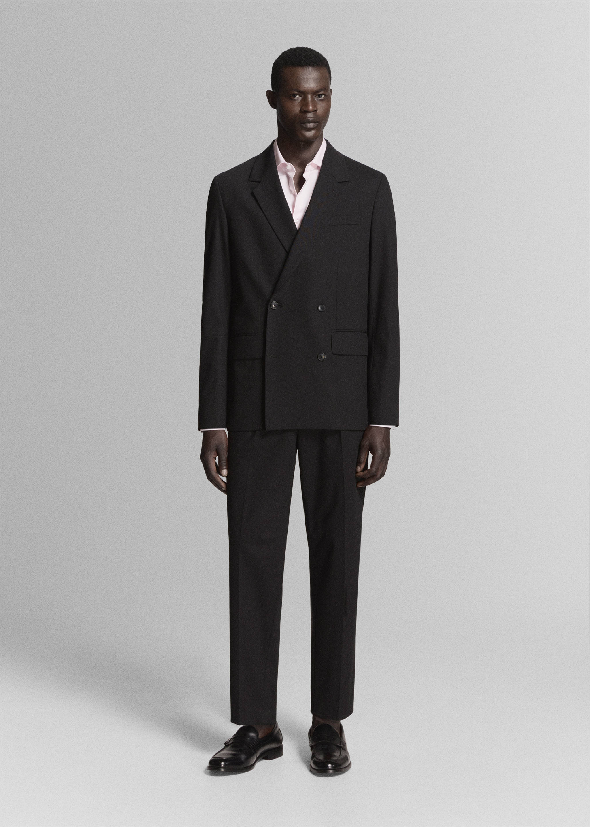 Plain 100% cotton shirt - General plane, Light Pink. Ref: 37021406-00.