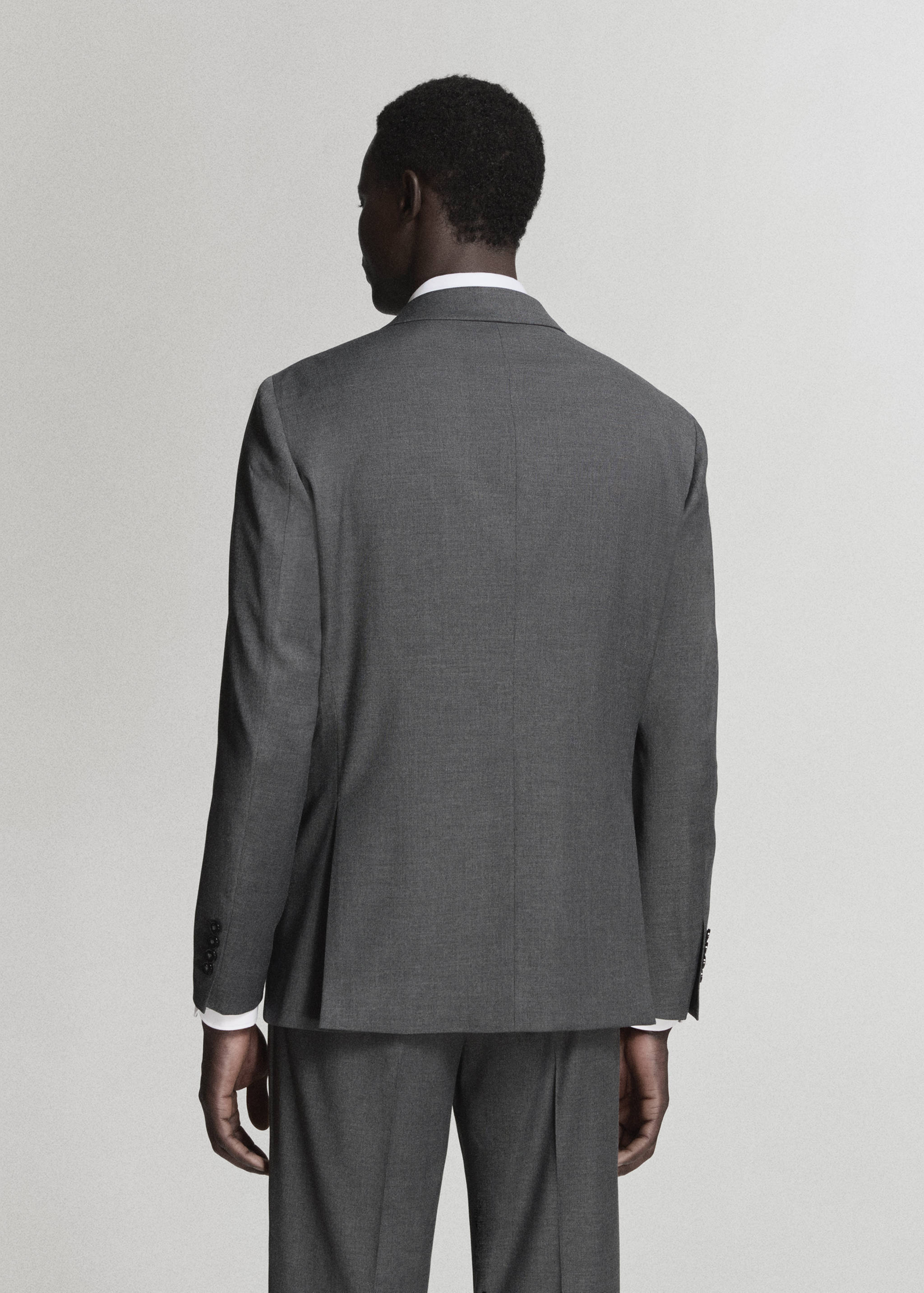 Blazer de fato modelo Milão slim fit - Verso do artigo