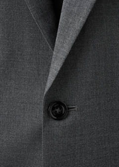 Milan slim-fit suit jacket — Grey 7