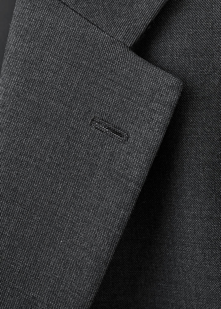 Milan slim-fit suit jacket — Grey