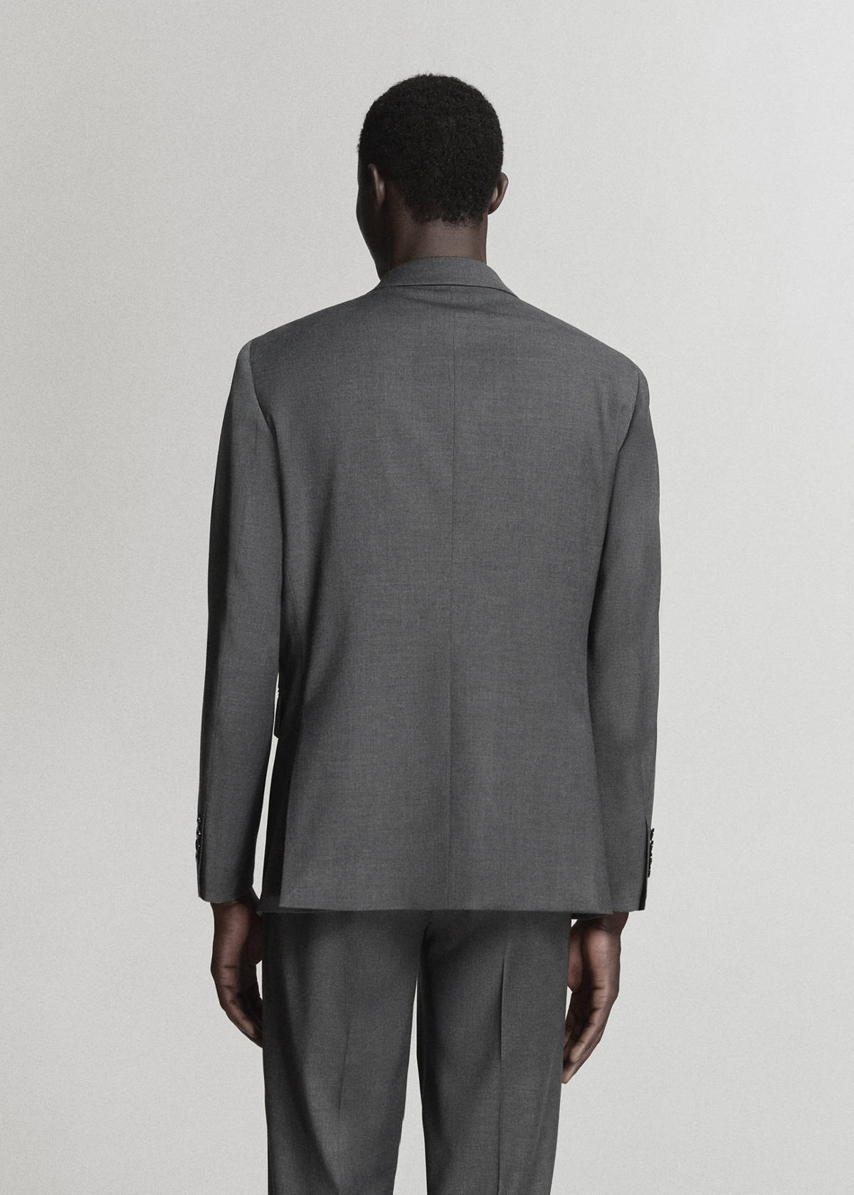 Milan slim-fit suit jacket — Grey