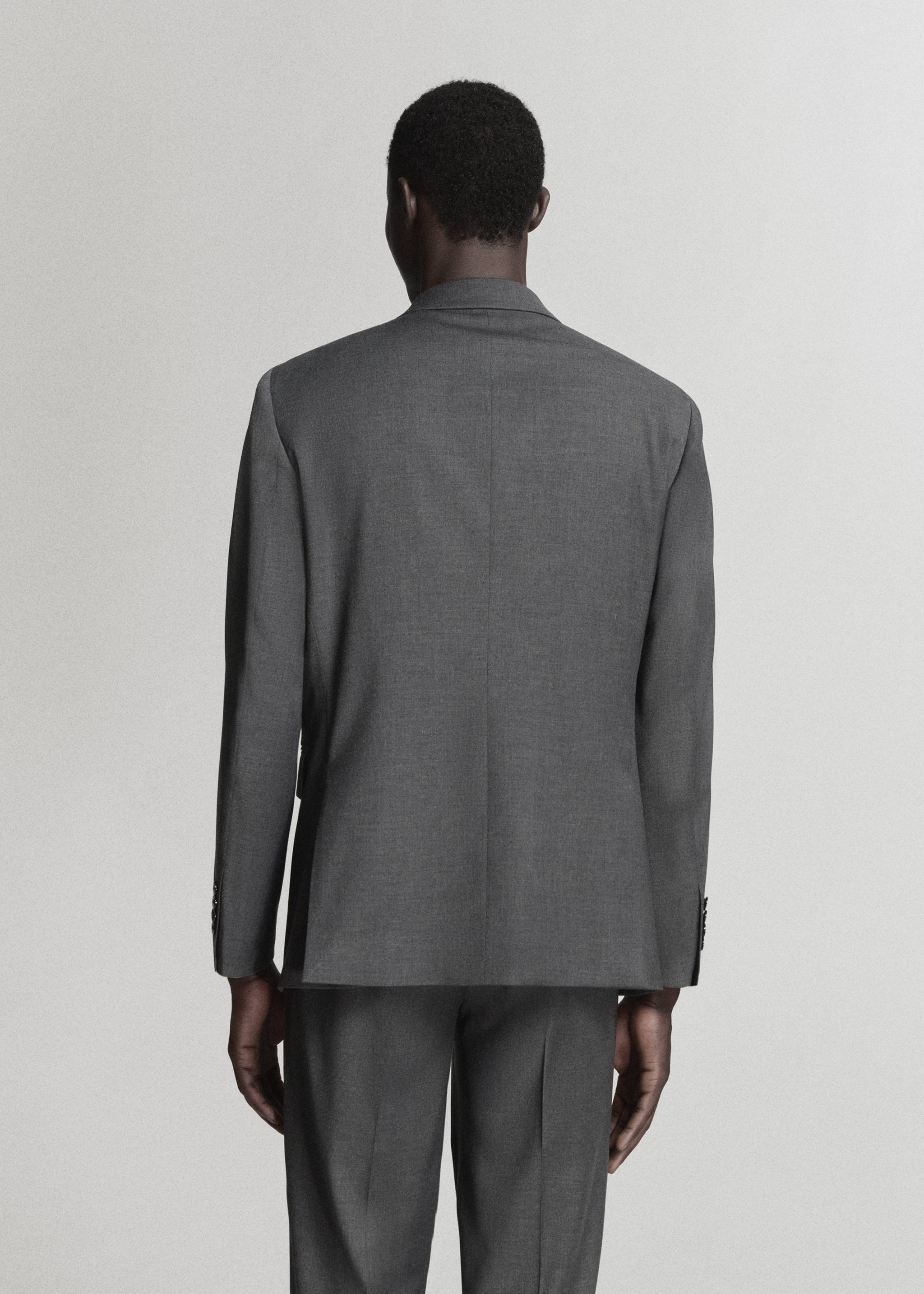 Milan slim-fit suit jacket - Reverse of the article