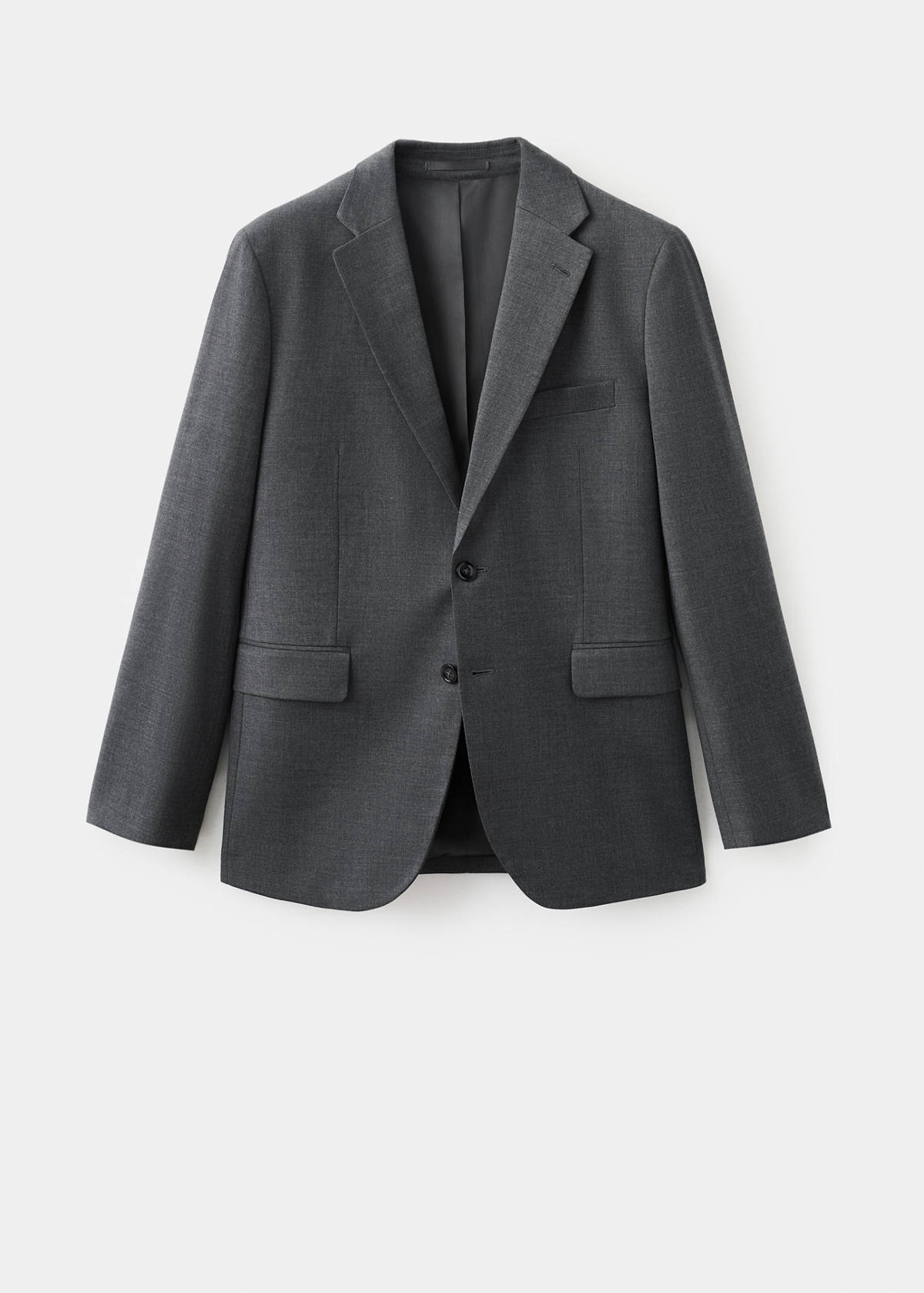 Milan slim-fit suit jacket — Grey