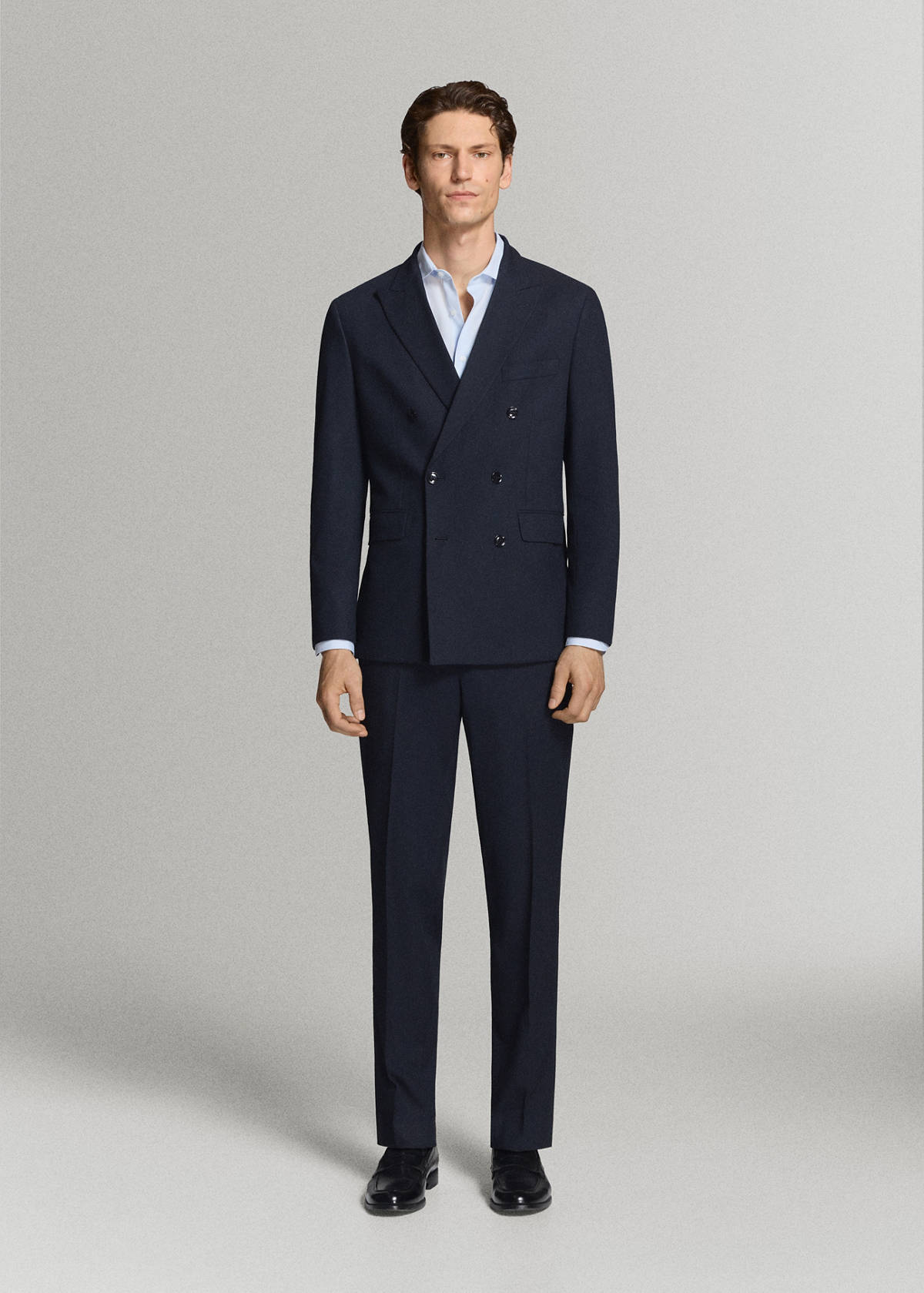 Monaco slim-fit suit trousers — Navy
