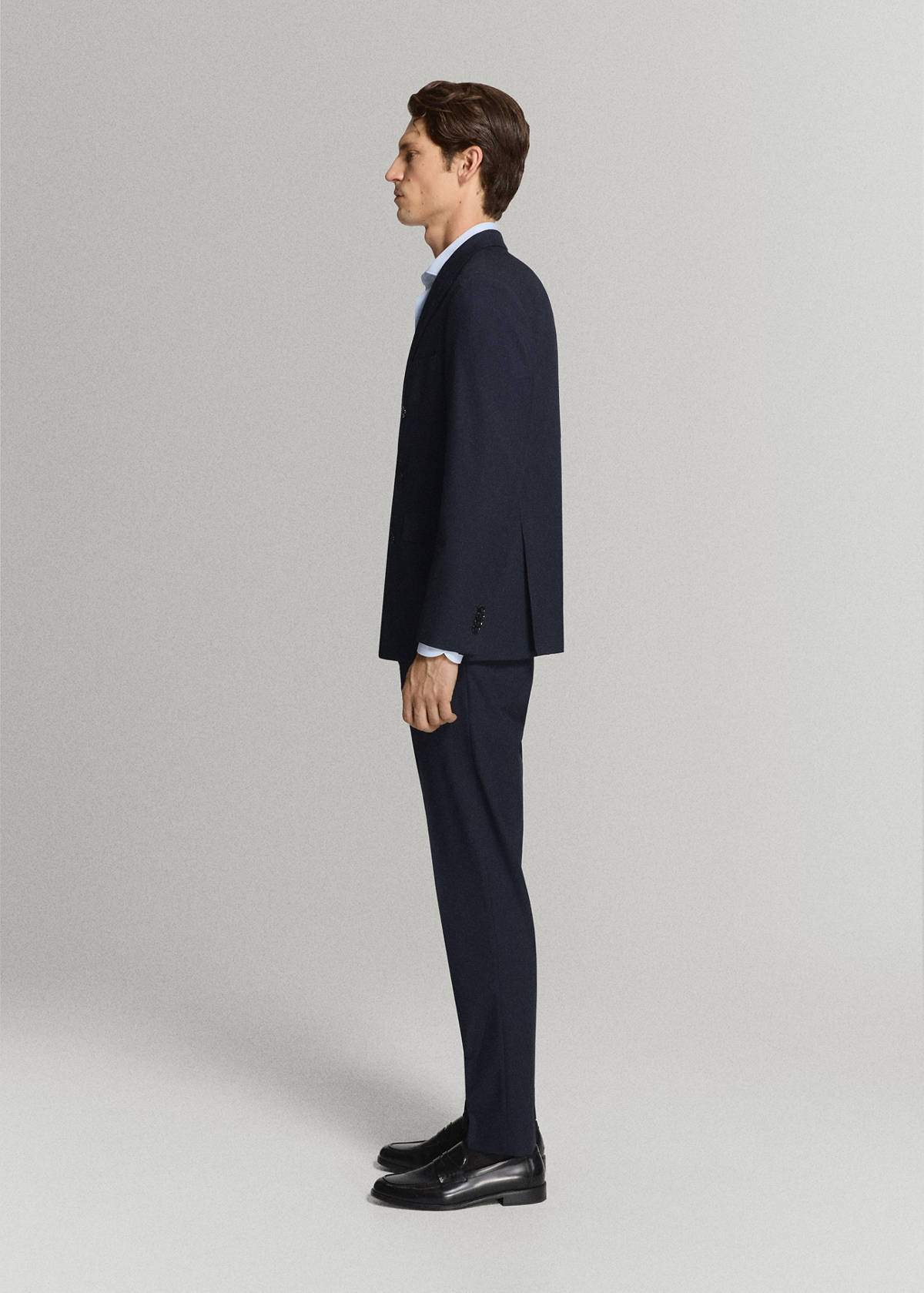 Monaco slim-fit suit trousers — Navy