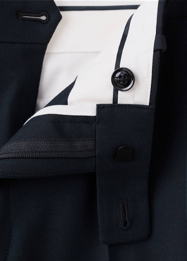 Monaco slim-fit suit trousers — Navy