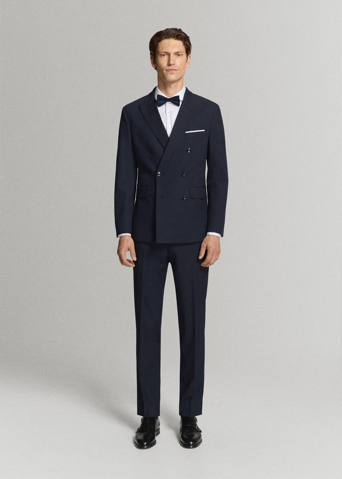 Monaco slim-fit suit trousers — Navy