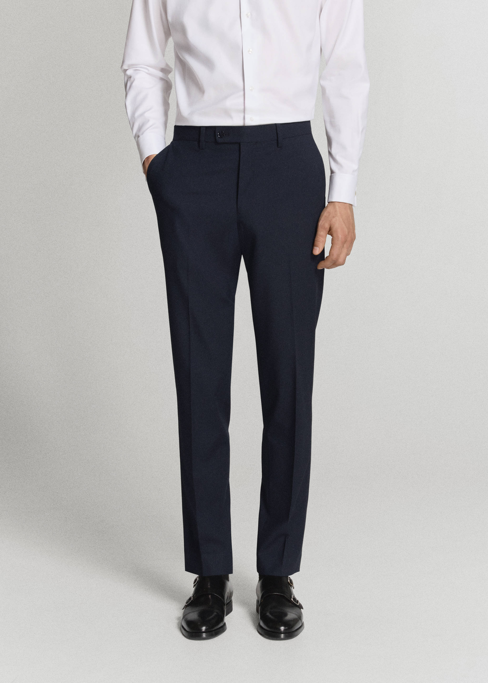 Pantalón traje Mónaco slim fit - Plano medio