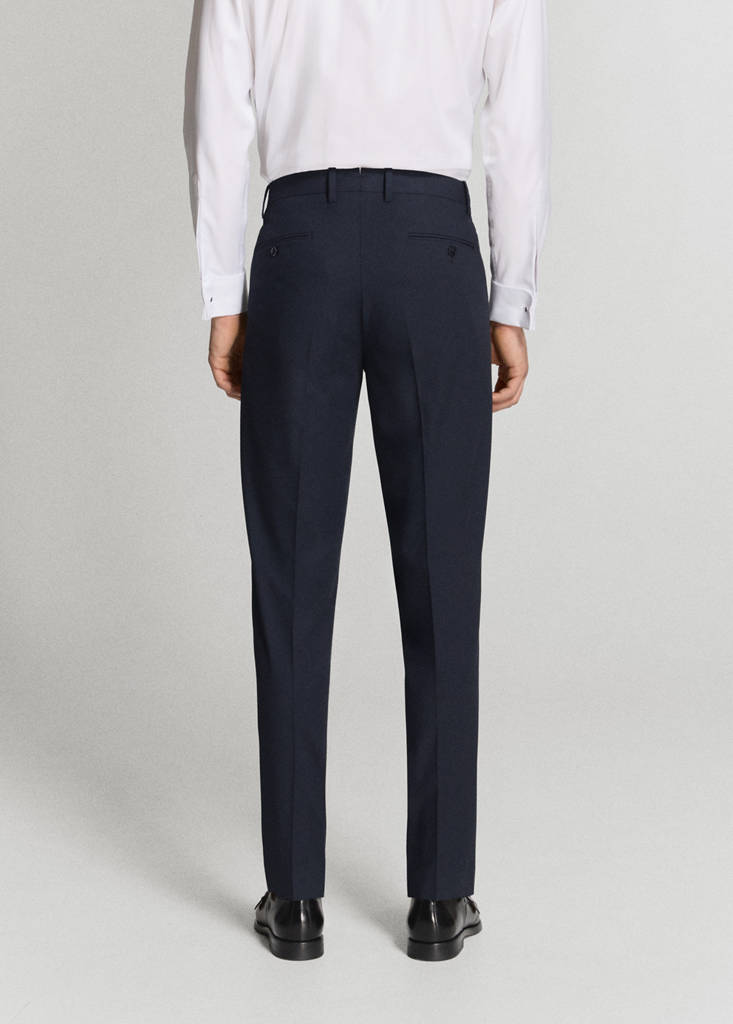 Monaco slim-fit suit trousers — Navy