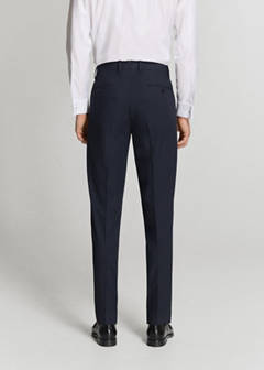 Monaco slim-fit suit trousers — Navy 19