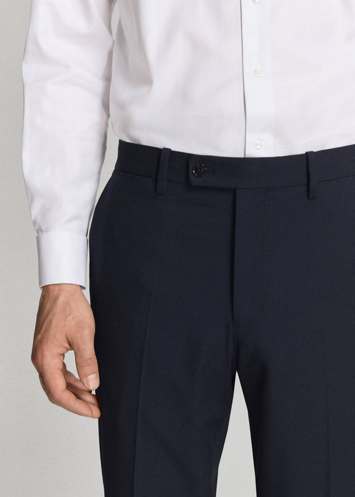 Monaco slim-fit suit trousers — Navy