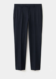 Monaco slim-fit suit trousers — Navy 8