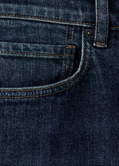 Slim-fit denim bermuda shorts — Dark Blue 10