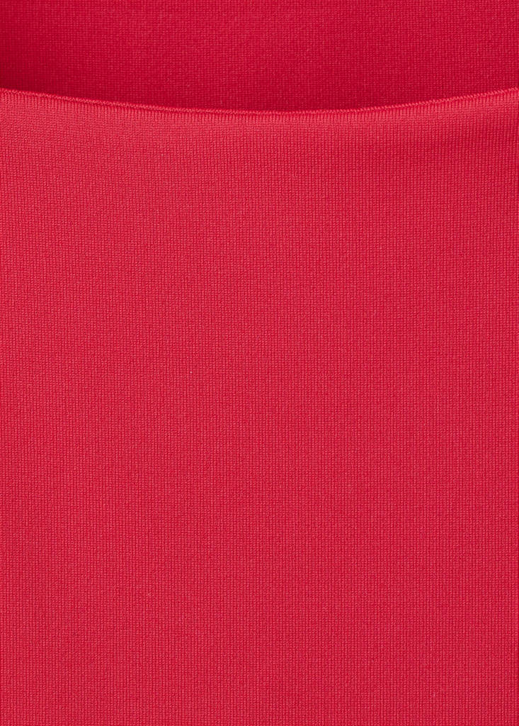 Square-neck strappy top — Red