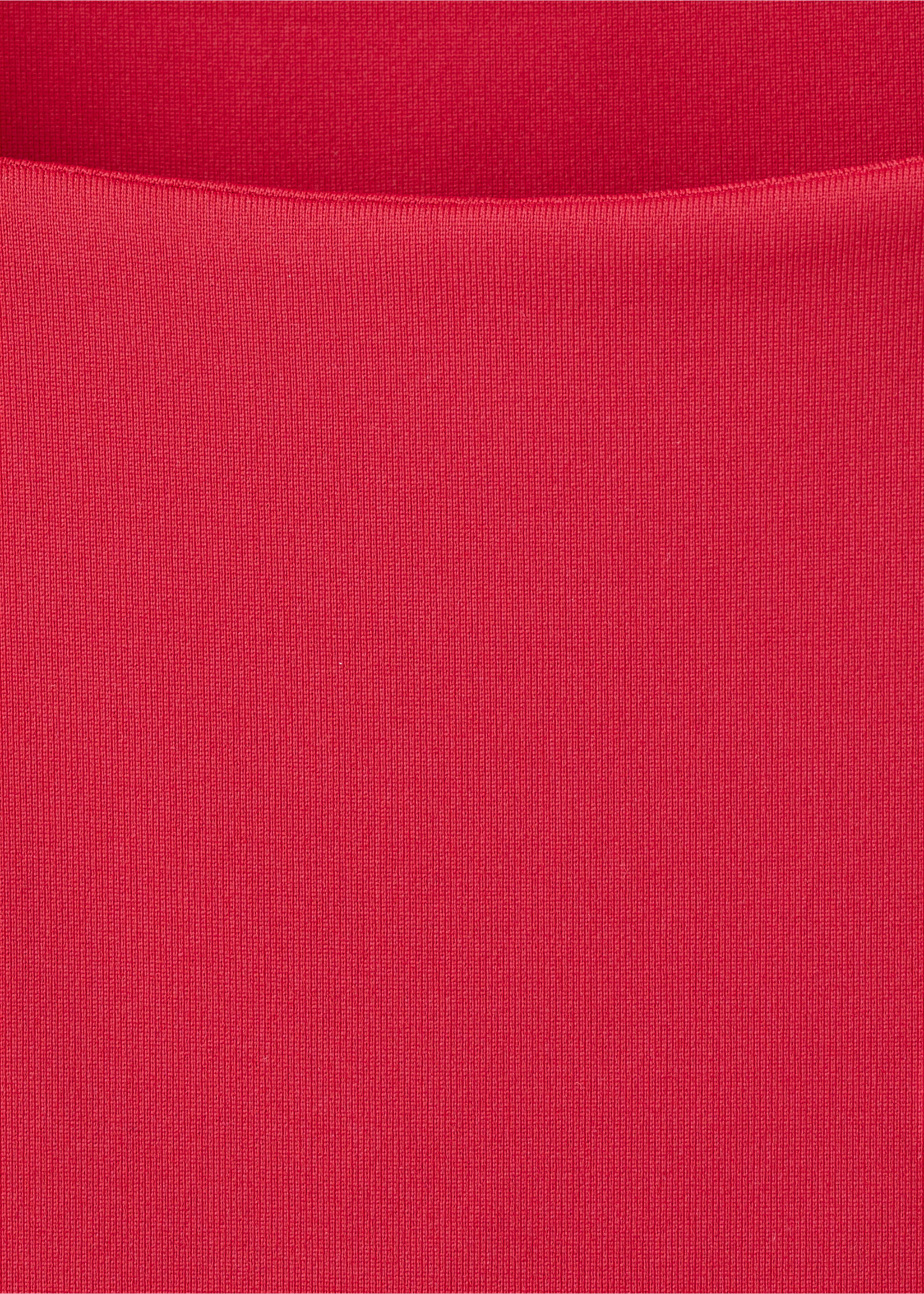 Square-neck strappy top - Details of the article 0, Red. Ref: 37021415-00.