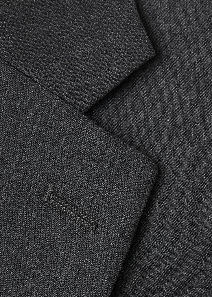 Turin 100% virgin wool suit jacket — Grey